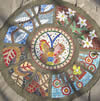 At a revisit to the School in 2011 Peter was invited to create a memorial paving installation representing the four seasons