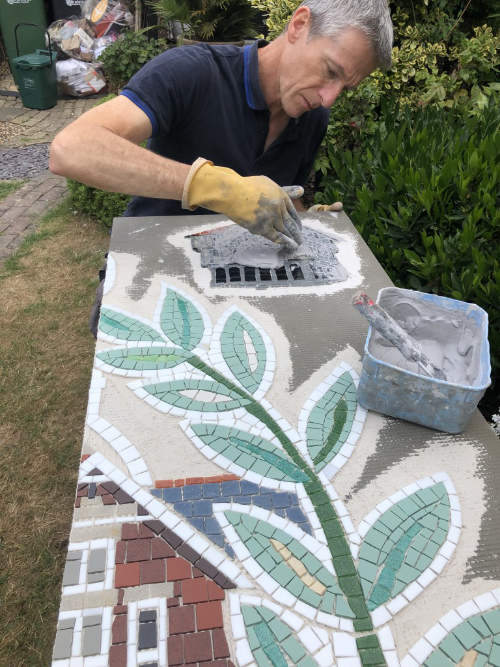 School mosaic in Thaxted